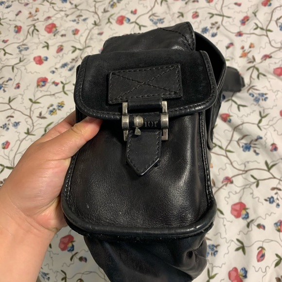 Authentic Christian Dior Black Rebelle Bag - Picture 6 of 12